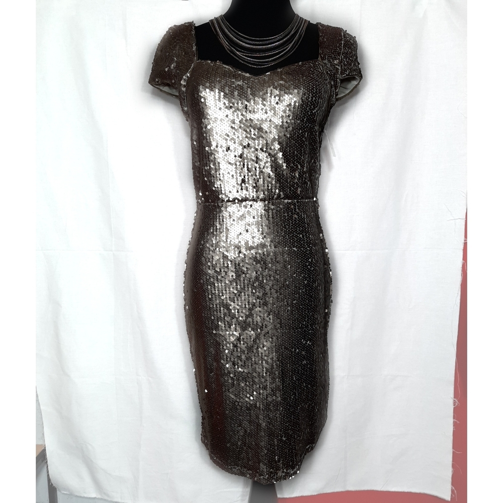 ⭐Gold Sequin Bodycon Formal Dress⭐